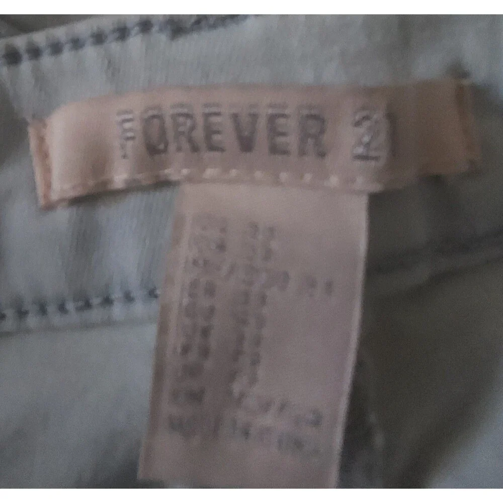 Forever 21  Jeans Pants Women's Size 31,high Rise, Cotton,Excellent Condition.